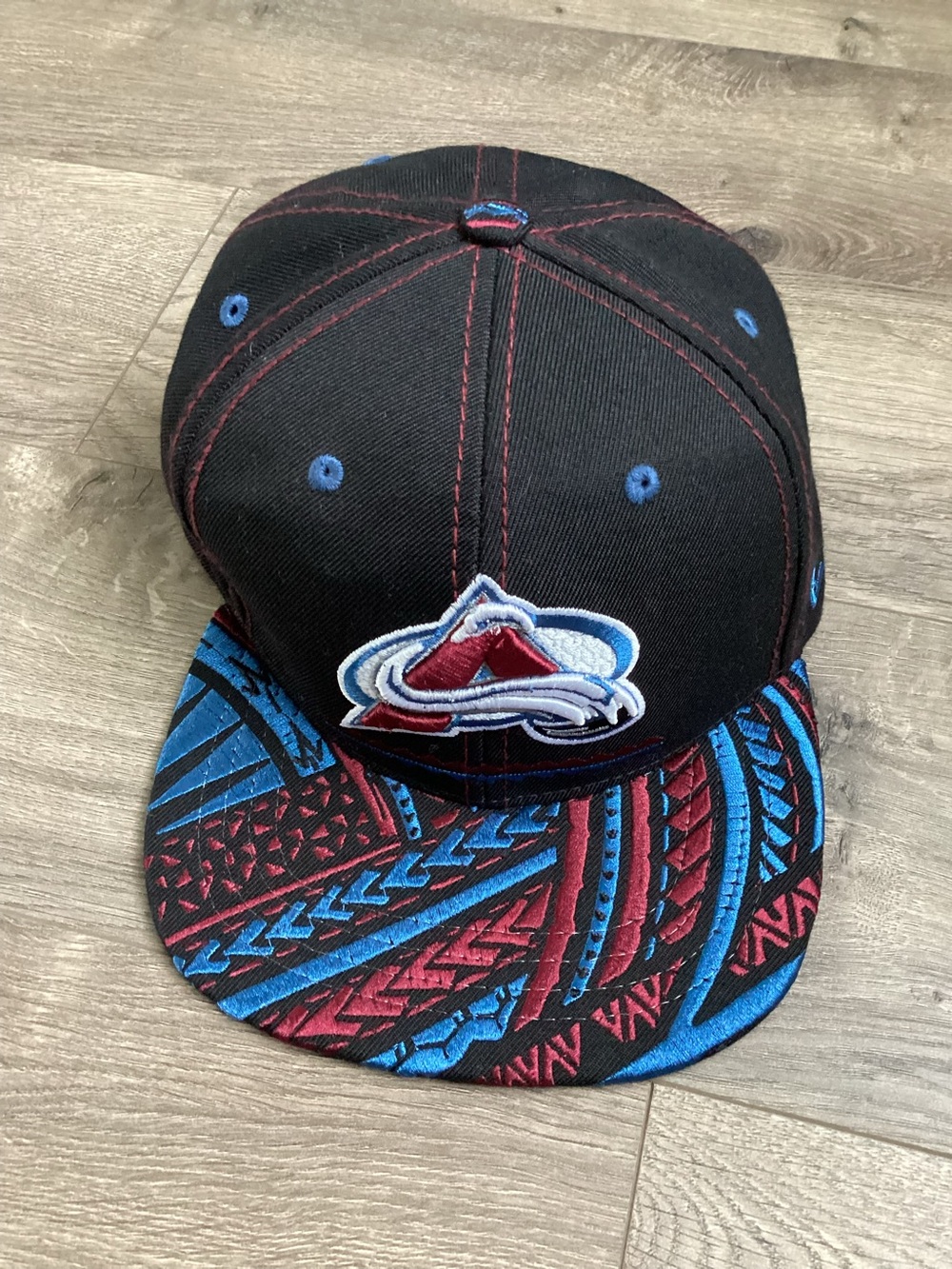 Colorado Avalanche Zephyr Embroidered SnapBack Hat